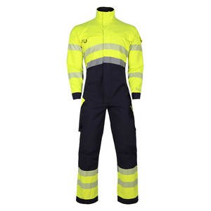 Ropa de trabajo de construcción profesional Hi Vis Overol Ignífugo Seguridad Adultos Suministro Algodón Poliéster Uniformes - Product Image 4