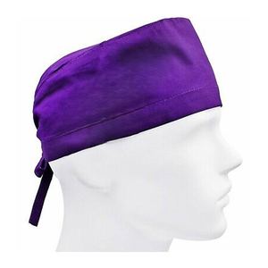 Gorro de algodón Prime Fit con lazos seguros e impresión de logotipo personalizado para profesionales médicos uniformes de hospital - Product Image 3