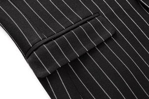 Abrigo formal para hombre con cierre de botón y textura suave para negocios sofisticados abrigos de vestir para hombre - Product Image 5