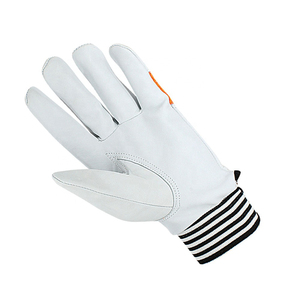 Guantes de trabajo de construcción con logotipo personalizado, herramienta de protección de manos de montaje de trabajo, guantes de cuero mecánicos de Pakistán - Product Image 4