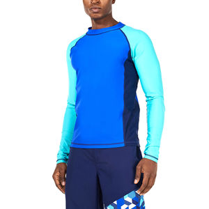 Top Trending New Men's Customized Logo Printed Rash Guard Quick Dry Breathable <b>Swimming</b> Wear Wholesale Crew Neck <b>Clothing</b> - Product Image 1