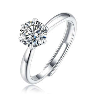 Anillo Zarkan Premium Solitaire de Plata 925 con Diamante y Perla, Anillo Geométrico Romántico con Baño de Rodio para Compromiso - Product Image 5