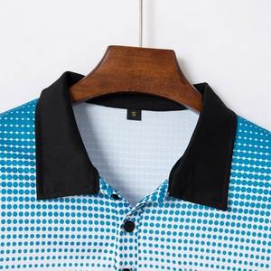 Dernier modèle de polos pour hommes en coton de haute qualité, respirant et fabriqué en usine pour les garçons. - Product Image 3