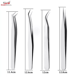 Pointed Stainless Steel False Lash Tweezers for <b>Eyelash</b> <b>Applicator</b> Volume <b>Eyelash</b> Extension Tweezers - Product Image 3