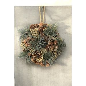 Adorno de puerta de 20cm y corona en diseño de bosque de pino, producto de revestimiento y pintura - Product Image 1