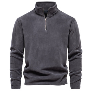 2026 High Quality <b>Zip</b> up Polar Fleece <b>Jacket</b> Fashion <b>Men</b> Polar Fleece Hoodie Warm Man Printed Polar Fleece hoodies - Product Image 5