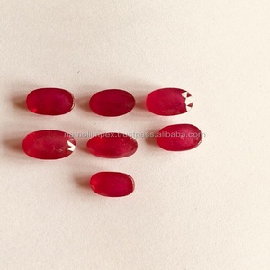 Pierre précieuse en vrac chauffée et traitée de couleur rouge fine super brillante et de très bonne qualité utilisée pour les bijoux - Product Image 6