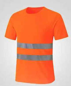 Diseño de Crewnech, venta al por mayor, camiseta de manga corta de construcción de alta visibilidad hecha a medida, camisas de trabajo de seguridad 2025 Hi Vis para hombres - Product Image 4