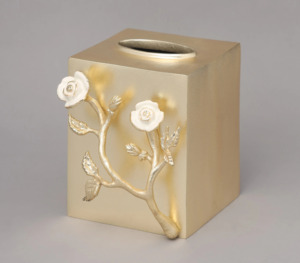 Hot Selling <b>Tissue</b> <b>Holder</b> Floral Design Napkin Dispenser Multifold Trifold for <b>Kitchen</b> and Bathroom <b>Tissue</b> Box - Product Image 4
