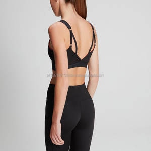 Soutien-gorge push-up d'été pour femmes avec découpe creuse Design uni pour Yoga Workout Running and Fitness Crop Top Sports Bra - Product Image 6