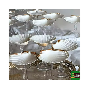 Vino Natural hecho a mano, concha marina, Martini, copa de cóctel, playa, boda, fiesta, regalo de dama de honor, Concha costera, decoración de concha de vieira - Product Image 2