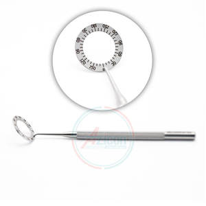 Marqueurs cornéens en acier inoxydable de la meilleure qualité Nouvelle arrivée Source d'alimentation manuelle Superbe base pour la vente d'instruments chirurgicaux - Product Image 1