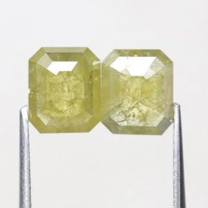 ต่างหูเพชรเม็ดเล็กทรงหลวมสำหรับขุดแร่โลกขนาด8.01x6.73มม. สีแฟนซีธรรมชาติ2.95 CT - Product Image 6