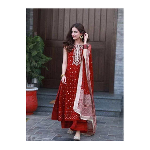 Nouveaux Designs Robe Salwar Costume Punjabi Collection Pakistanais Indien Femmes Shalwar Kameez produit à vendre - Product Image 3