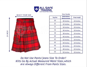 2025 hommes formel Tartan Kilt écossais défilé tenue facile boucle jupe pur acrylique traditionnel plissé Cargo vêtements européens - Product Image 6