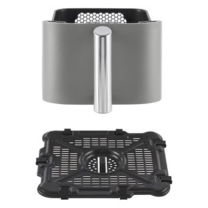 หม้อทอดไร้น้ำมัน (6in1) 2470W (9.5 ลิตร) AIR FRYER แบบสองชั้น XL สีเทา รุ่น SL400EU - Product Image 5