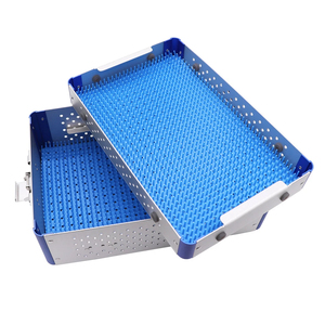 Caja de Esterilización Manual de Acero Inoxidable para Instrumentos Quirúrgicos, Ajuste Universal, Certificación CE, Reutilizable, Uso General en Cirugía - Product Image 6