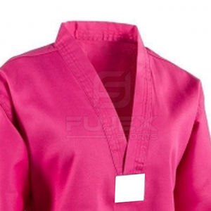 Haute qualité unisexe confortable coton Polyester Taekwondo uniforme respirant équipement d'arts martiaux pour hommes - Product Image 5