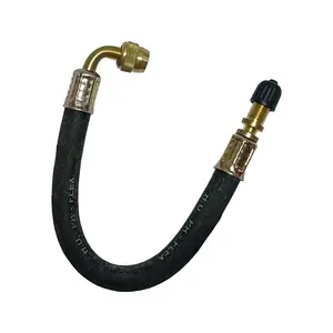 Brass Rubber Main Material Flexible valve Extension 210 mm Truck and Bus tires maintenance Repair Tools