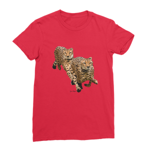 Camiseta Premium Transpirable para Mujer Cheetah Brothers, Corte Holgado, Tallas XS S XL XXS, Impresión Digital - Product Image 5