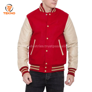 Veste universitaire de qualité supérieure pour hommes et femmes en tissu doux col montant poignets côtelés tenue décontractée en plusieurs saisons service OEM - Product Image 2