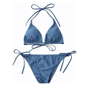 Traje de Baño de Alta Calidad Más Vendido, Traje de Baño Transpirable de Color Sólido para Mujer, Nuevo Bikini 2026 - Product Image 5