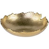 Bol à dessert au chocolat en acier inoxydable ton laiton antique avec design martelé parfait pour la présentation au restaurant - Product Image 3