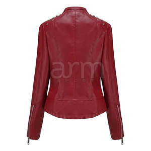 Made In High Quality Material Breathable Quick Dry <b>Women</b> Leather <b>Jacket</b> Best Selling Leather Winter <b>Jacket</b> For <b>Women</b> - Product Image 2