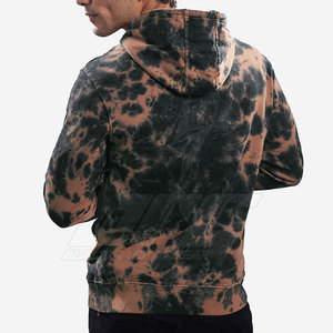 <b>Tie</b> Dye Printing Cotton Blended Hoodies Heavy Duty Unique Style Premium Quality Hoodies For <b>Men</b> - Product Image 3