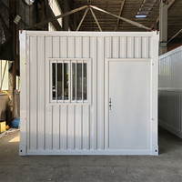 Maison conteneur pliable prête à expédier 20 pieds maison pliante facile à installer bas prix composabilité chantier camping dortoir