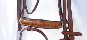 Caballo Cuero de alta calidad Patente Diseñador Fancy Horse Show Brida Cuero genuino Caballo Brida de alta calidad - Product Image 6