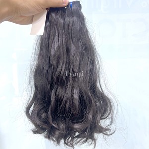 TYAGI EXPORTS Extensiones de Cabello Humano Remy Ondulado Indio Virgen Más Vendidas con Cierre de Encaje HD de Doble Trama y Adhesión Micro-Link - Product Image 4