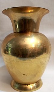 Vente en gros en usine de vases à fleurs de luxe en laiton et métal pot doré enduit de poudre d'émail noir vase de table intérieur et extérieur - Product Image 2