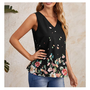 Débardeurs longs tricotés à sublimation pour femmes avec polyester 100% respirant et séchage rapide pour la course et la gym - Product Image 4