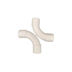 <span class=keywords><strong>PVC</strong></span> personnalisé de haute qualité 90 °   Coude en arc - Connecteur de tube de <span class=keywords><strong>16</strong></span>/20/25/32/40/50 mm en <span class=keywords><strong>PVC</strong></span>, coude de descente à 90 degrés - Product Image 2