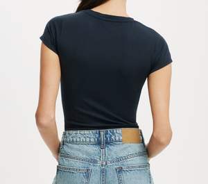 Hot Design femmes à manches courtes coton T-Shirt Logo personnalisé imprimé Sport Style Spandex XL plaine blanc toile tissu été - Product Image 2