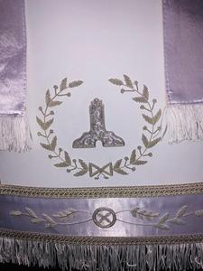 Delantal masónico DELANTAL DEL TESORERO Masonic Regalia - Product Image 3