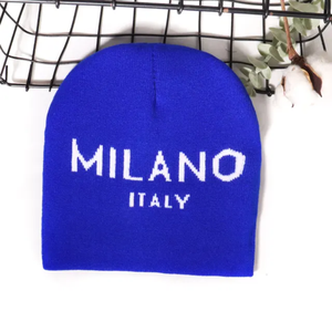 Gorro de punto de Jacquard suave personalizado nuevo personalizado con logotipo de Jacquard para hombres y mujeres al aire libre sombreros de invierno de alta calidad - Product Image 5