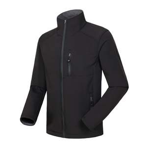 Chaqueta Softshell con Capucha para Hombre, Cortavientos, Invernal, Transpirable, Impermeable, con Cremallera, Estilo Urbano - Product Image 2