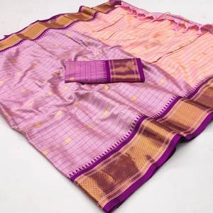 Nuevo lanzamiento étnico indio paquistaní Saree adultos autodiseño borde exclusivo algodón mercerizado seda elegante nuevo estilo ropa - Product Image 1