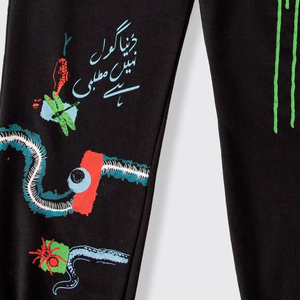 Conjunto Deportivo Unisex de Talla Grande, Estilo Invernal, Pantalones Deportivos 3D con Bordes Crudos Personalizados, Sudadera con Capucha, Diseño Urbano Estampado - Product Image 6