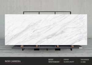 Esthétique murale moderne raffinée offerte par des dalles en porcelaine noire à haute brillance de 800x2400 mm - Product Image 5