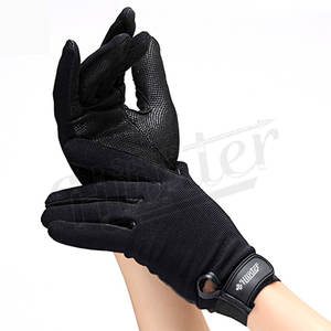 Gants d'équitation en cuir équestre sur mesure équipement de sport à prise serrée populaire avec logo en vente - Product Image 3