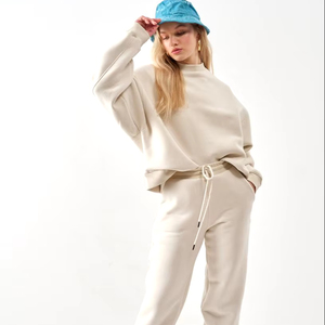 Servicio OEM personalizado de gran tamaño de algodón pesado para mujer básico nuevo Premium negro Jogger pantalón oferta al por mayor tendencia 2024 calidad - Product Image 1
