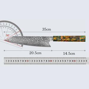 Venta al por mayor de alta calidad personalizada OEM ODM servicio fijo hoja afilada profesional japonés cocina Chef cuchillo Damasco cuchillo - Product Image 6