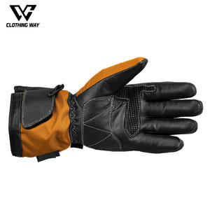 Gants de moto en cuir à doigts pleins, nouveau style, vêtements de course automobile, gants de moto en cuir - Product Image 5