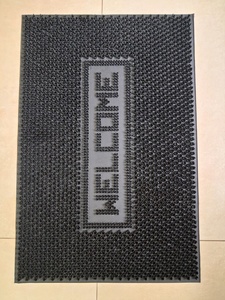 Tapete de Goma Natural Flexible para Puerta, Rectangular, Antideslizante, Lavable, Estilo Lujoso, Delgada, Fácil de Limpiar, Hecho a Máquina, para Interiores y Exteriores - Product Image 1