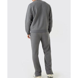 Conjunto Deportivo de Felpa 100% Algodón para Hombre y Unisex, Sudadera con Capucha y Pantalones Deportivos de Primera Calidad para Invierno - Product Image 5