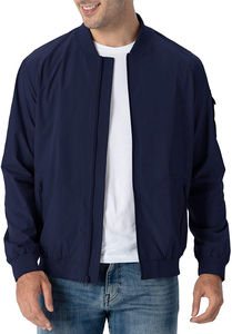 Chaqueta Cortavientos Ligera 100% Impermeable con Capucha para Hombre, Chaqueta de Invierno con Cremallera Completa para Exteriores, Hecha en Pakistán - Product Image 5