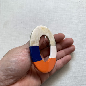 Collier en résine de bois fait à la main classique paysages miniatures pendentif en bois résine colorée claire cadeaux uniques - Product Image 5